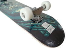 ACRAsport Trkaći skateboard s protukliznim zelenim premazom 78 x 20 cm S3-ZE