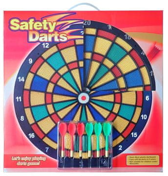 ACRAsport Ploča za pikado s rupicama od plastike sa strelicama 45 cm 51814