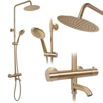 REA LUNGO SET ZA TUŠIRANJE I KADU GOLDEN BRUSH TERMALNI SKU -P6604