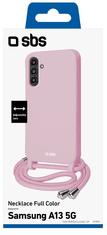 SBS maskica za Galaxy A13 5G, s vrpcom, ružičasta