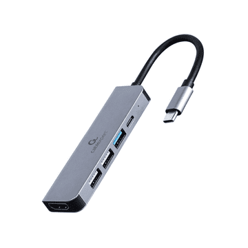 CABLEXPERT Adapter USB-C 5-u-1 3xUSB, HDMI, PD