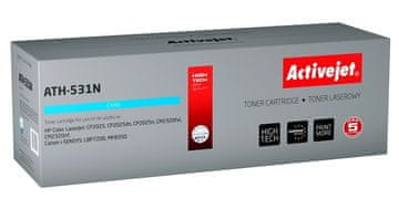 slomart Activejet ATH-531N Toner (zamjena za HP 304A CC531A, Canon CRG-718C) - cijan, 2900 stranica