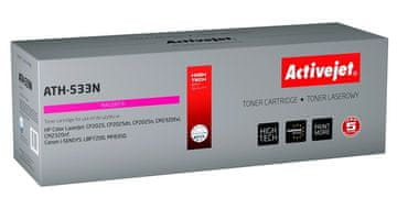 ActiveJet Activejet ATH-533N Toner za HP printer (zamjenski za HP 304A CC533A, Canon CRG-718M) - Supreme, magenta, 2900 stranica
