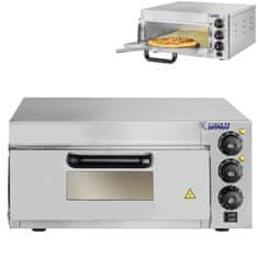 Royal Catering Peć za pizzu 1x40cm s jednom komorom 2000W 230V Timer 120min