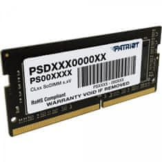 Patriot Signature Line memorija za prijenosno računalo (RAM), 4 GB, DDR4, 2666 MHz, CL19 (PSD44G266681S)