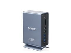 Orico TB3-S4 priključna stanica USB-C Thunderbolt 3, 15 u 1 (TB3-S4-EU-GY-BP)