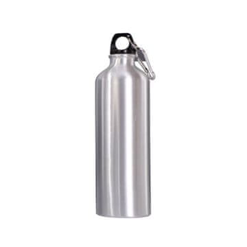 Aluminijska sportska boca za vodu s karabinerom 900 ml