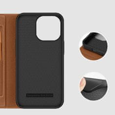 Dux Ducis Skin X2 preklopna maska za iPhone 14 Pro, smeda