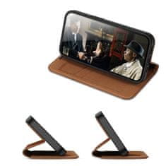 Dux Ducis Skin X2 preklopna maska za iPhone 14 Pro, smeda