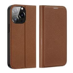 Dux Ducis Skin X2 preklopna maska za iPhone 14 Pro, smeda