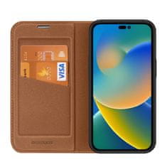 Dux Ducis Skin X2 preklopna maska za iPhone 14 Pro, smeda