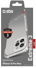SBS Extreme X3 maskica za iPhone 14 Pro Max, prozirna