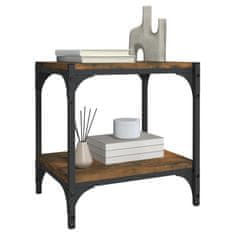 Vidaxl TV ormarić boja hrasta 40x33x41 cm konstruirano drvo i čelik