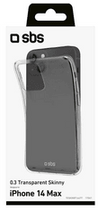 SBS maskica za iPhone 14 Plus, silikonska, prozirna