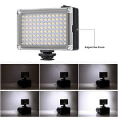 Puluz Studio Light LED svjetlo kamere 860lm, crno
