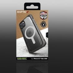 RAPTIC Armored MagSafe maska za iPhone 14 Plus, crno