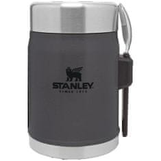 Stanley Classic posuda za hranu + žličica, 0,4 l, crna