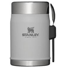 Stanley Classic posuda za hranu + žličica, 0,4 l, siva