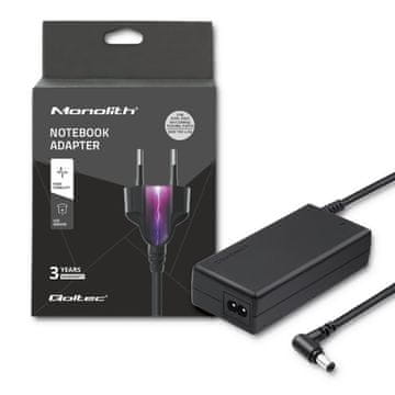 Qoltec adapter za napajanje prijenosnog računala 90W | 19V | 4.9A | 5.5*2.5 | + kabel za napajanje