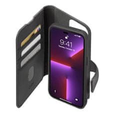 SBS Duo Mag Wallet maskica za iPhone 14 Pro Max, preklopna, crna