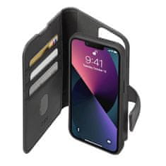 SBS Duo Mag Wallet maskica za iPhone 14 Plus, preklopna, crna