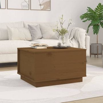 Vidaxl Klub stolić boje meda 60x50x35 cm masivni borov drvo