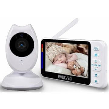 Evolveo Baby Monitor N4 s kamerom i zaslonom ,monitor za bebe