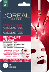 L'Oreal Skincare Revitalift LaserX3 Triple Action, tekstilna maska ​​za lice