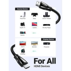 Ugreen HDMI 2.1 kabel, 1 m (80401)