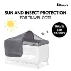 Hauck Travel Bed Canopy putni krevetić, sivi