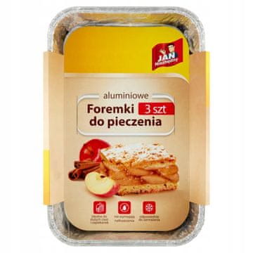 Jan Niezbędny aluminijski kalupi za pečenje, 3 kom.