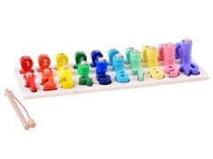 JOKOMISIADA Obrazovne drvene puzzle DIGITS ribolovna štap ZA3109