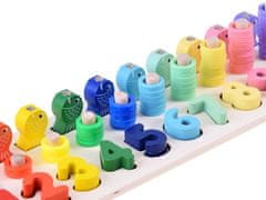 JOKOMISIADA Obrazovne drvene puzzle DIGITS ribolovna štap ZA3109