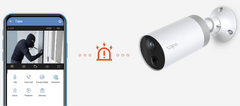 TP-Link Tapo C400S2 3,15 mm vanjska kamera za nadzor dan/noć bežična WiFi FHD crno/bijela 2 kom.