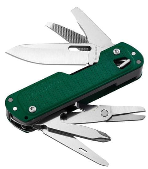 LEATHERMAN Free T4 višenamjenski nož, Evergreen zelena