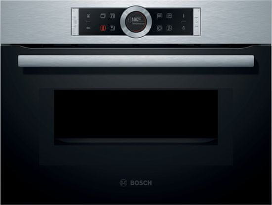 Bosch kompaktna pećnica s mikrovalovima CMG633BS1
