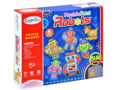 JOKOMISIADA DIY set magneta Roboti gipsane boje ZA3278