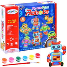 JOKOMISIADA DIY set magneta Roboti gipsane boje ZA3278
