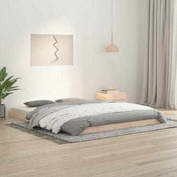 Vidaxl Okvir za krevet 150x200 cm Masivno borovo drvo