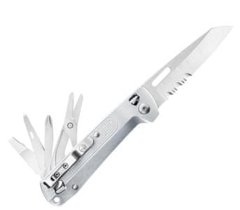  Leatherman Free K4 sklopivi nož, srebrna 
