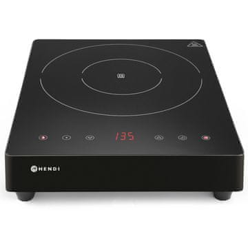 Hendi Prijenosni indukcijski štednjak s dodirnom pločom, 1 zona grijanja, Black Line, promjer 28 cm, 3500 W - 239421