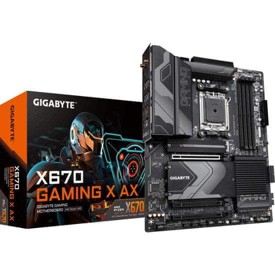 Gigabyte X670 Gaming X AX matična ploča, AM5, ATX, DDR5, Wi-Fi