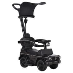 Homestar Dječji automobil na guranje s ručkom G350 855x405x95 cm Crni