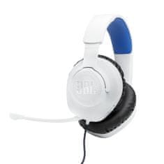 JBL Quantum 100 PS Edition slušalice, bijelo-plava