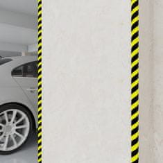 Vidaxl Kutni štitnici 2 kom žuto-crni 4 x 3 x 100 cm PU