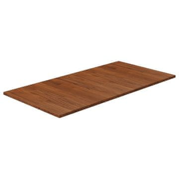 Vidaxl Kupaonska Radna Ploča Tamnosmeđa 100x50x1,5 cm Masivno Drvo
