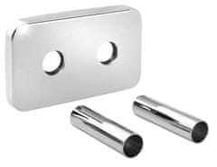 Bruckner Kromirana pokrivna rozeta za središnje spajanje 50mm, BRUCKNER 120x70 mm