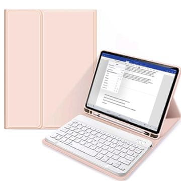 Tech-protect SC Pen maskica s tipkovnicom za iPad 10.9'' 2022 / 11'' 11gen 2025, ružičasta