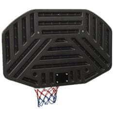 Vidaxl Košarkaška ploča crna 109 x 71 x 3 cm od polietilena
