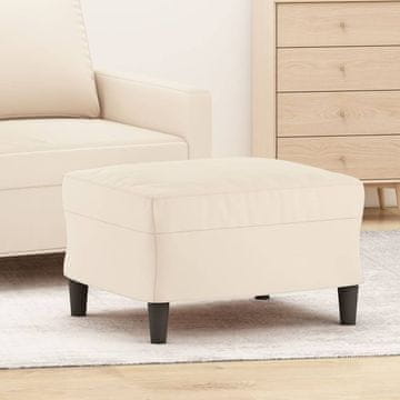 Vidaxl Tabure krem boje 60x50x41 cm baršunaste boje